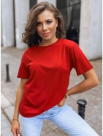 MAYLA dámske tričko červené FashionStreet RY2210 MAYLA dámske tričko červené FashionStreet RY2210