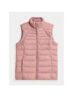 Dámska vesta H4Z21-KUDP001 Ružová - 4F Dámska vesta H4Z21-KUDP001 Ružová - 4F