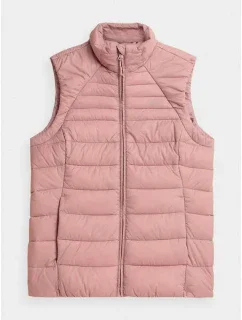 Dámska vesta H4Z21-KUDP001 Ružová - 4F