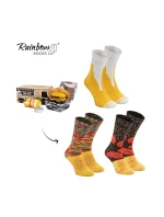 Zestaw Skarpetki Food Truck Socks Box Piwo Burger 3 Pary