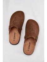 Dámské pantofle a na platformě s přezkou Selio