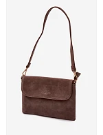 Malá Kabelka Listonoška z Eko semiše Tmavě béžová Lucelle