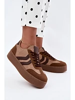 Dámske tenisky na platforme s remienkami Camel Kaya Dámske tenisky na platforme s remienkami Camel Kaya