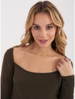 Blúzka WT BZ A1159.93 tmavohnedá