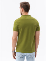 Ombre Polo tričká S1374 V Zelená