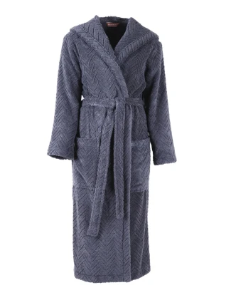 Unisex župan Athena s kapucňou 3116 antracit - Vestis