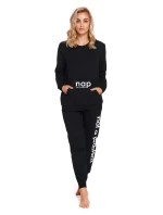 Dámske tehotenské nohavice / tepláky SPO.4238. čierna - Doktor Nap Dámske tehotenské nohavice / tepláky SPO.4238. čierna - Doktor Nap
