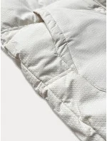 Dámska hrubá zimná bunda zo štruktúrovanej tkaniny J Style ecru (5M3251-281)