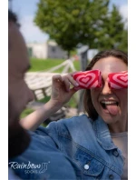 Skarpety COUPLE BOX 2 Pary Pudełko Serce Rainbow Socks