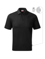 Resist Heavy Polo Shirt black 01 (štítok značky)