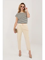 Šnúrové nohavice model 226478 Taliansko Moda Šnúrové nohavice model 226478 Taliansko Moda