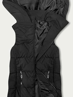 Dámska mikina s kapucňou s'west black (B8176-1)