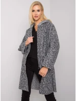 Dámsky kabát TW CZ BI 21715 1.87P tmavo šedý