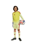 Detské brankárske tričko adidas Tiro 25 Competition Long Sleeve Jersey žlto-červené KJN2020