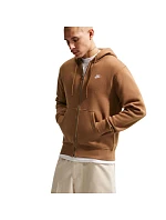 Pánska mikina Nike Club BB FZ Hoodie svetlohnedá FN3861 270 Pánska mikina Nike Club BB FZ Hoodie svetlohnedá FN3861 270