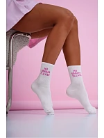Dámske ponožky No Drama Please white Dámske ponožky No Drama Please white