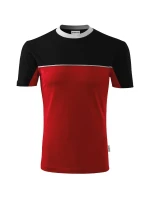 Tričko Colormix unisex červené