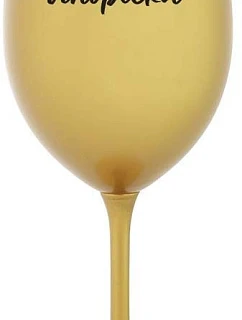 VÍNOPIČKA - zlatý pohár na víno 350 ml