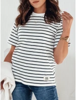 Dámske pruhované tričko RILANT navy blue FashionStreet RY2564 Dámske pruhované tričko RILANT navy blue FashionStreet RY2564