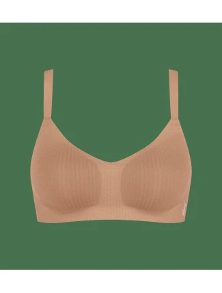 sloggi ZERO Feel Pure Soft podprsenka - BROWN - SLOGGI BROWN - SLOGGI