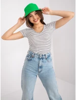 Blúzka TW BZ BL 005.39X biela a čierna