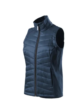Dámska hybridná vesta Cross blue - Malfini