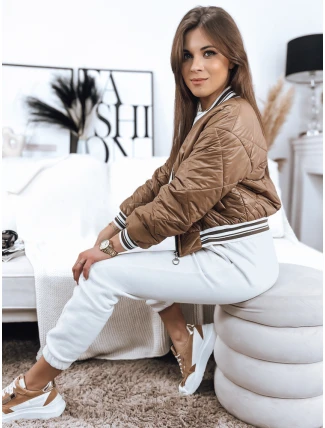 Dámska bunda BOMBER camel FashionStreet TY3431