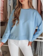 Dámska oversize maslová mikina s NUBISS modrá FashionStreet RY2803 Dámska oversize maslová mikina s NUBISS modrá FashionStreet RY2803