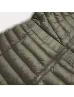 Vypasovaná dámska bunda v khaki farbe (GT-212) Vypasovaná dámska bunda v khaki farbe (GT-212)