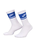 Nike Everyday Elevated Crew 3 páry bielych a modrých ponožiek IM7949 904