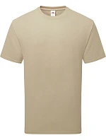 Tričko Fruit of the Loom Pure Cotton T z hustej bio bavlny 16.1362, farba desert sand