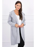 Šedá bunda s potlačou Šedá bunda s potlačou
