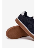 Sneakersy Męskie Niskie Big Star SS174021 HI-POLY SYSTEM Granatowe