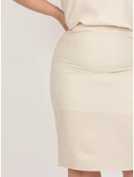 Sukňa LK SD 506697.95 béžová