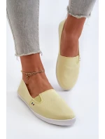 Dámske slip-on tenisky žlté Adrancia Dámske slip-on tenisky žlté Adrancia