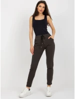 Tepláky RV DR 8694.37 tmavá khaki