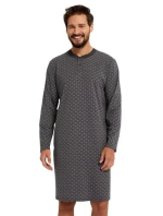 Pánska nočná košeľa Balmer šedá - Italian Fashion