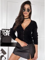 Dámsky sveter LILY čierny FashionStreet MY2035 Dámsky sveter LILY čierny FashionStreet MY2035
