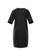 Dámske bavlnené šaty ALPINE PRO LIAWA black