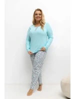 Pohodlné pyžamo pre plnoštíhly model 221184 Forever Pink Pohodlné pyžamo pre plnoštíhly model 221184 Forever Pink