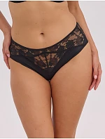 Nohavičky Gaia GFB 1359 Elodie, brazílsky strih, čierne, veľkosti S–2XL Nohavičky Gaia GFB 1359 Elodie, brazílsky strih, čierne, veľkosti S–2XL