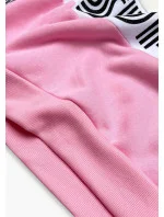 Okrová-ružová dámska športová mikina (26019)