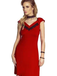 Nočná košeľa Flora red - ELDAR