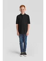 Fruit of the Loom Kids 65/35 Polo Detské piqué polo 16.3417 svetlo ružové