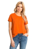 Tričko RV TS 4838.51P tmavo oranžová