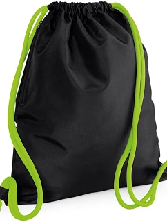 BagBase BG 110 Športová taška Icon 52.0110 čierna/limetkovozelená