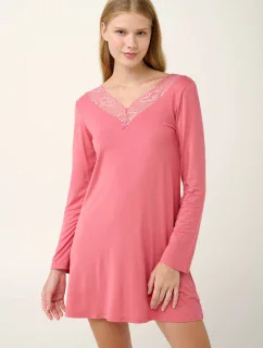 Vamp - Mikromodálna nočná košeľa s čipkou 21948 - Vamp