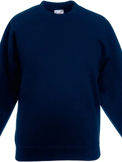 Fruit of the Loom Classic Kids Set-In Sweat Detská mikina 16.2041 tmavomodrá