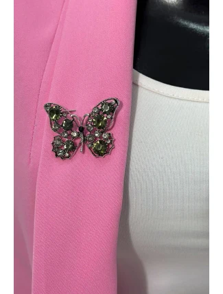 Brošňa Motýľ A-2-21-7 zelené + striebro Brošňa Motýľ A-2-21-7 zelené + striebro