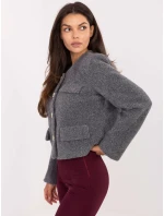 IT KR bunda FL9586.64 tmavo sivá